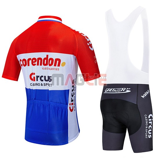 Maglia Corendon Circo Manica Corta 2019 Rosso Bianco Blu